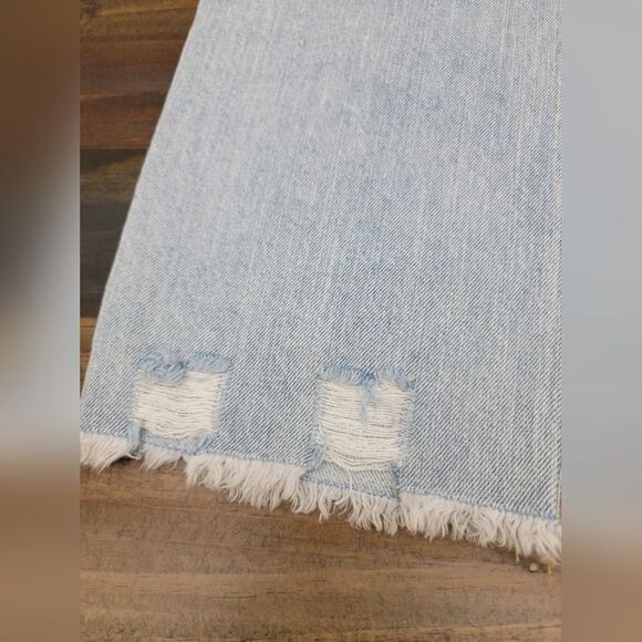 Vanilla Star Juniors Distressed 90's Boyfriend Jean Retro Button Fly Size 9 - Picture 16 of 16